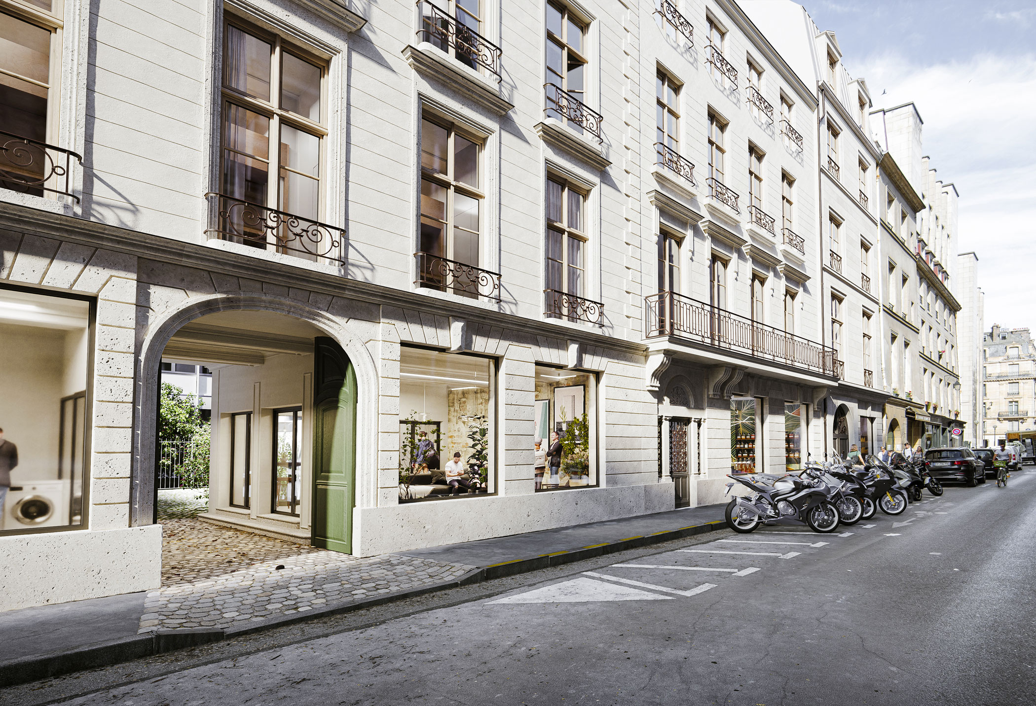 Transformation De Bureaux En 63 Logements Pour Chercheurs Rue Jacob 